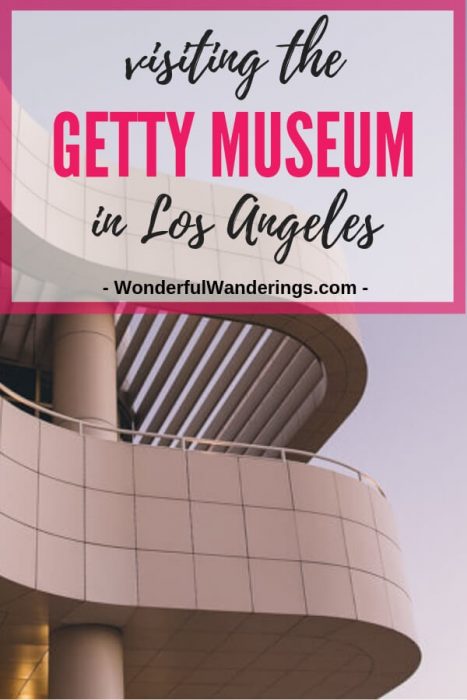 Visiting the Getty Center is a must when in Los Angeles, California, the United States. It combines modern architecture with diverse art and a beautiful garden. Check it out!
