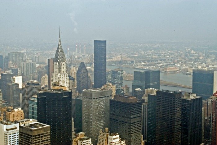View from the Empire State Building New York