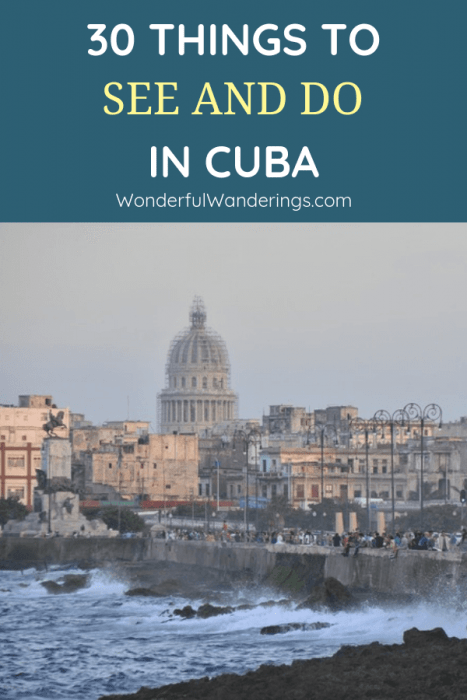 Want to travel to Cuba? Check out these 30 things to do in Cuba, including places like Havana, Veradero, and Trinidad as well as what food to have and how to learn about the culture on your vacation