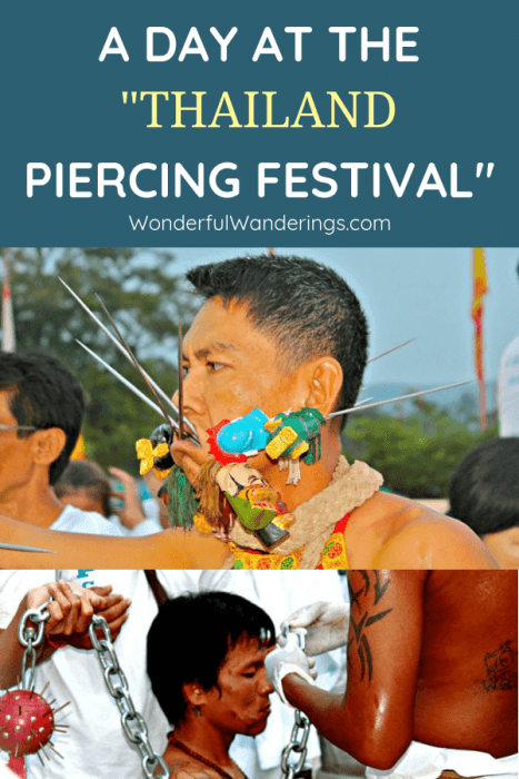 The Thailand vegetarian festival has nothing to do with being vegetarian but with religious rituals and... skin piercing. Click to find out more
