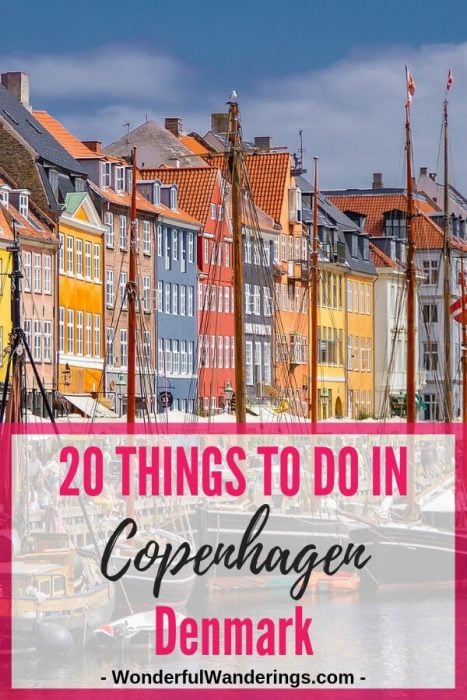 Looking for things to do in Copenhagen Denmark? This list has food activities, shopping, the Tivoli Gardens and more. Check it out! #CopenhagenTravel #CopenhagenDenmark #CopenhagenTivoliGardens #CopenhagenShopping #ThingstodoinCopenhagen