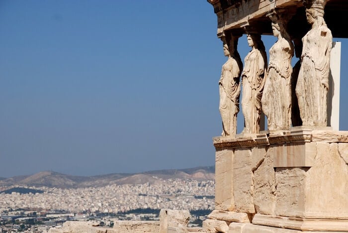 climbing acropolis