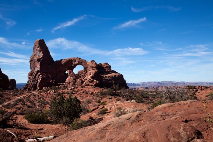 turret arch arches national park moab utah