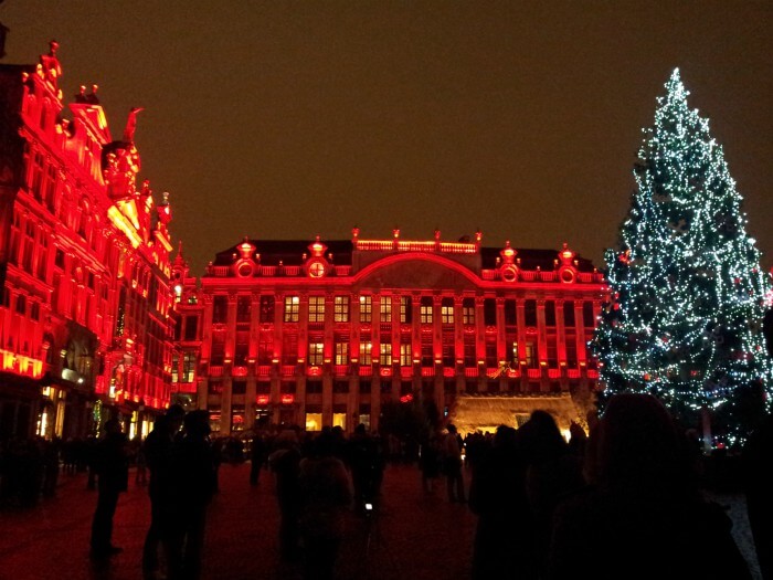 grand place brussels christmas market