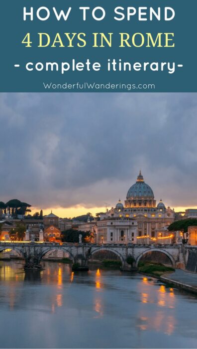 what to visit in rome in 4 days