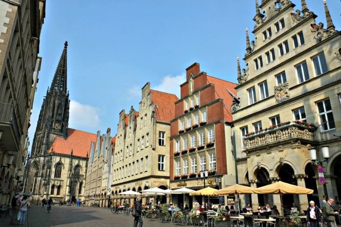 My first ever visit to Münster, a beautiful small city in Germany