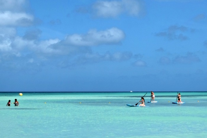 actieve dingen om te doen op Aruba paddleboarden
