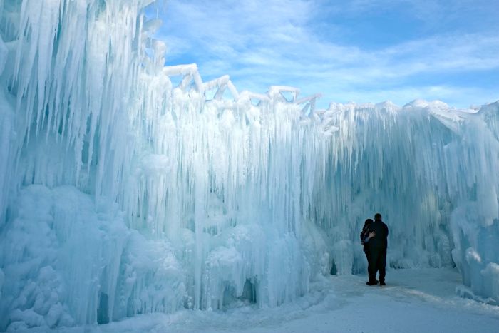 hawrelak park ice castle
