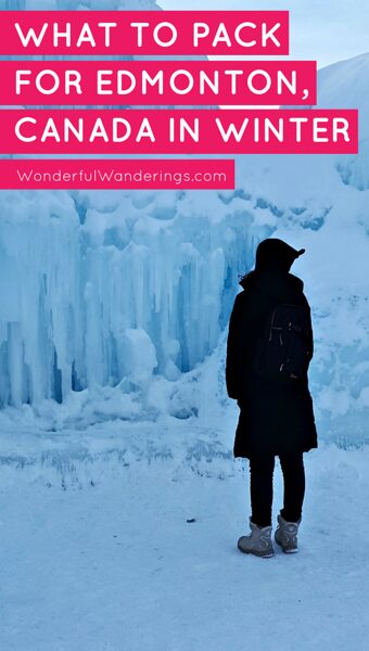 what to pack for edmonton canada in winter