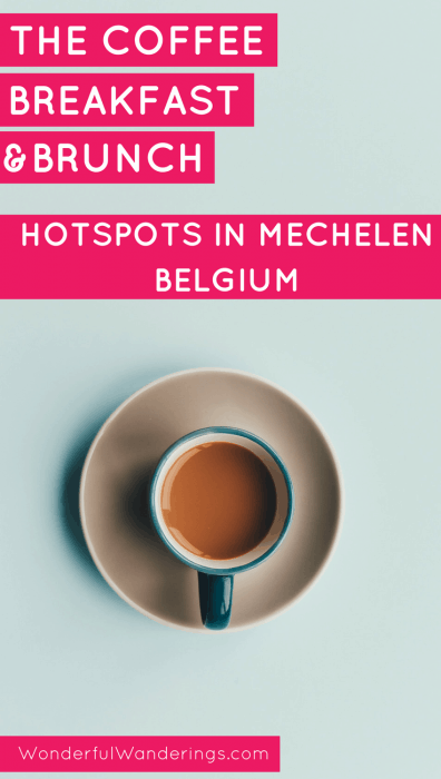 A list full of fun breakfast, brunch and coffee hotspots in Mechelen, Belgium. You'll want to try these cafes!
