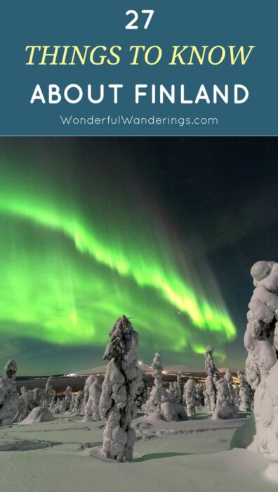 A list of 27 interesting facts about Finland, its capital Helsinki, its culture and its food