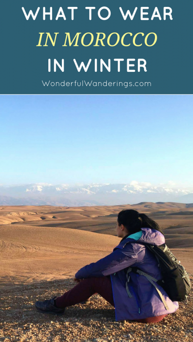 Wondering what to wear in Morocco in winter? This post contains outfit ideas as well as the exact packing list I used when visiting Marrakech and the rest of the country.
