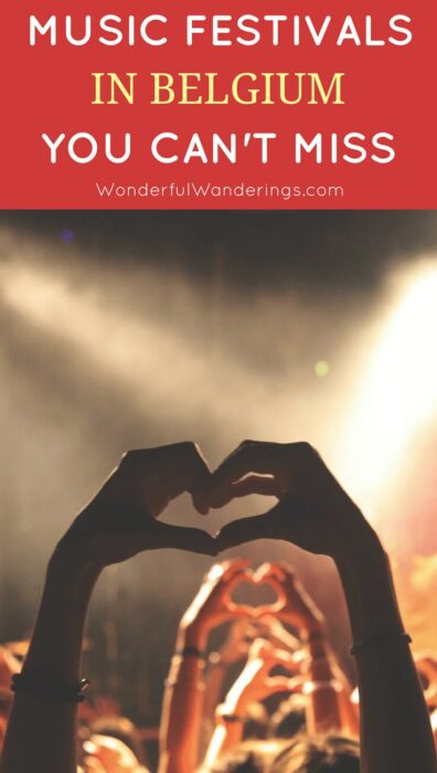 Coming to Belgium in summer? Then you have to check out one of these music festivals