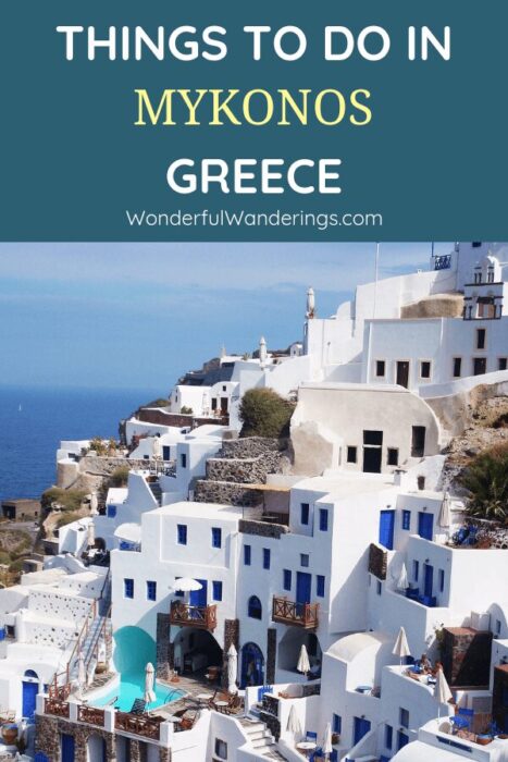 Check out this list of fun things to do in Mykonos, Greece for you trip to this beautiful island with sandy beaches, restaurants serving delicious food, vibrant nightlife and towns full of white houses.