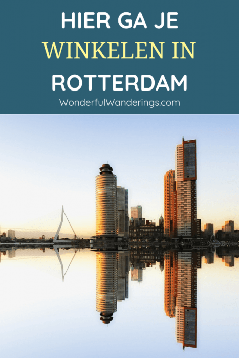 In Rotterdam, Nederland, kan je heerlijk shoppen. Klik voor de leukste winkel hotspots en winkelbuurten in de stad