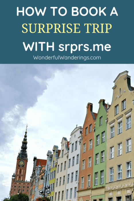 Want to travel somewhere unknown? Check out srprs.me to book a surprise citytrip or road trip. This post details how it works