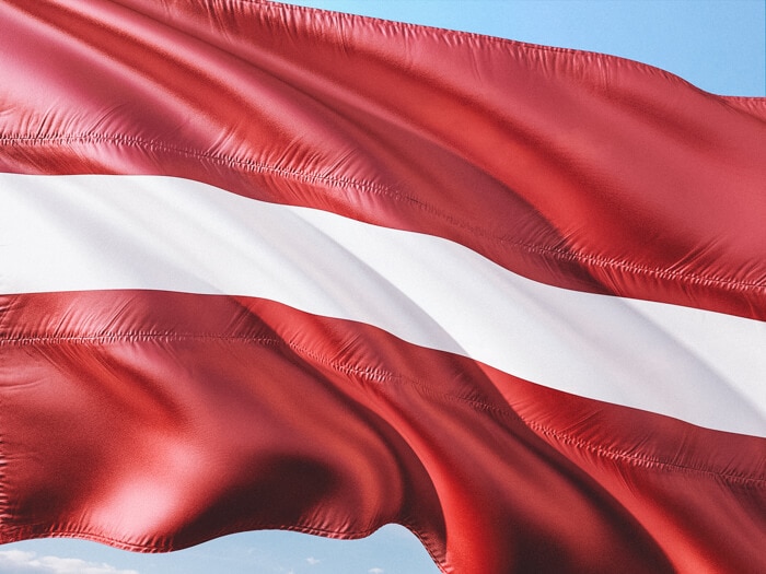 vlag letland