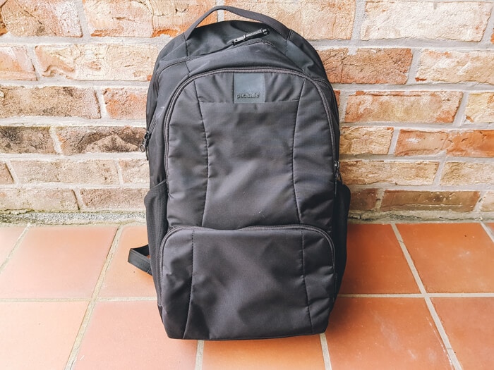 packsafe anti theft backpack