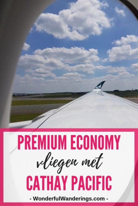 Is Cathay Pacific Premium Economy het waard? Dat lees je in deze review