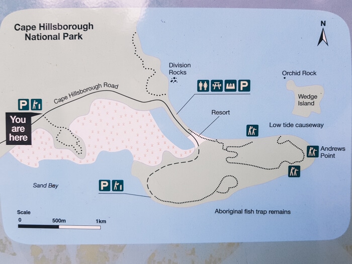 cape hillsborough map