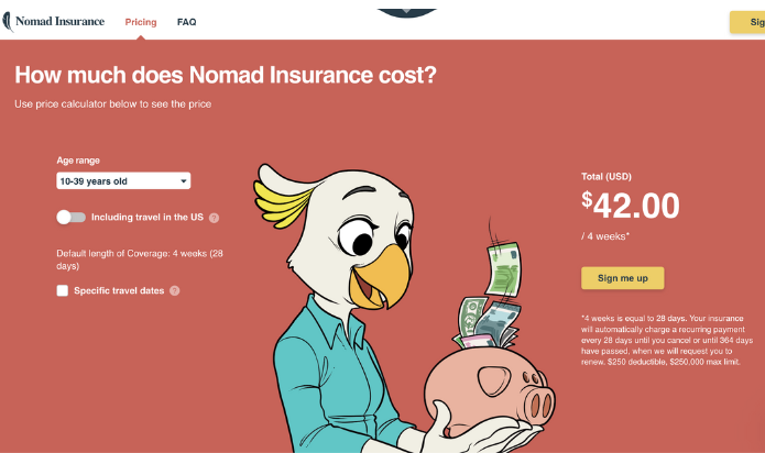 nomad insurance plan