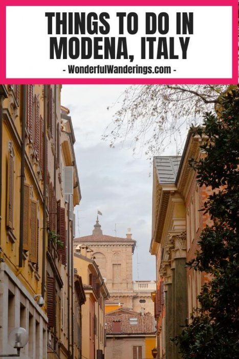 Looking for things to do in Modena Italy? Check this post to find out about the Torre Ghirlandia, the Duomo, the Ferrari Museum and more