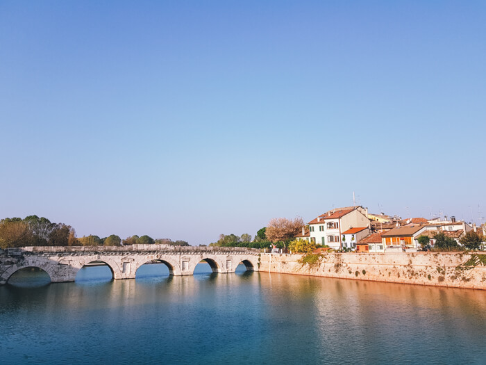 the ponte di tiberio is one of the things to do in rimini italy