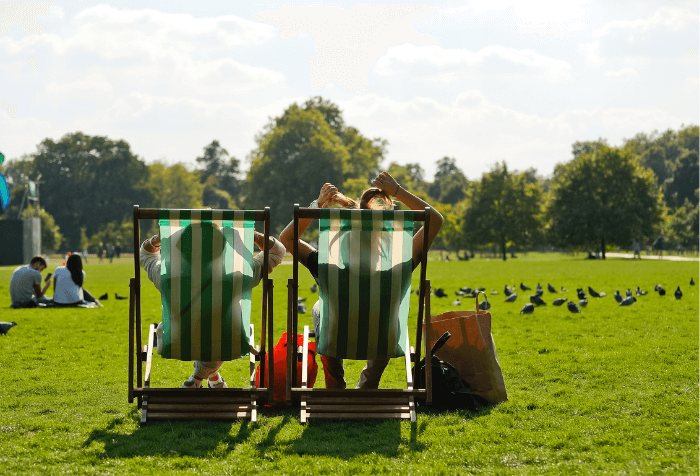 hyde park deck chairs