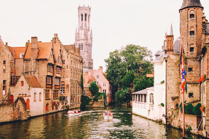 Bruges one of the biggest cities in Belgium