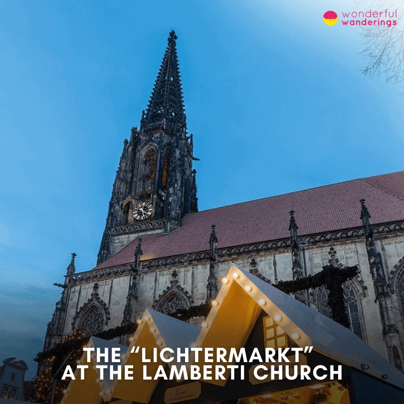 The “Lichtermarkt” at the Lamberti Church