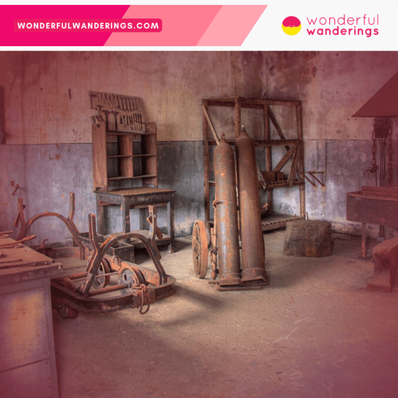 Fort Breendonk machinery