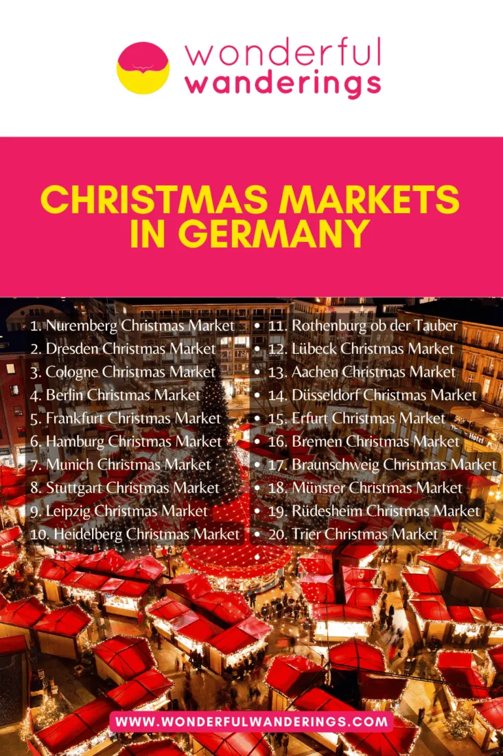 Germany Christmas Markets Pin
