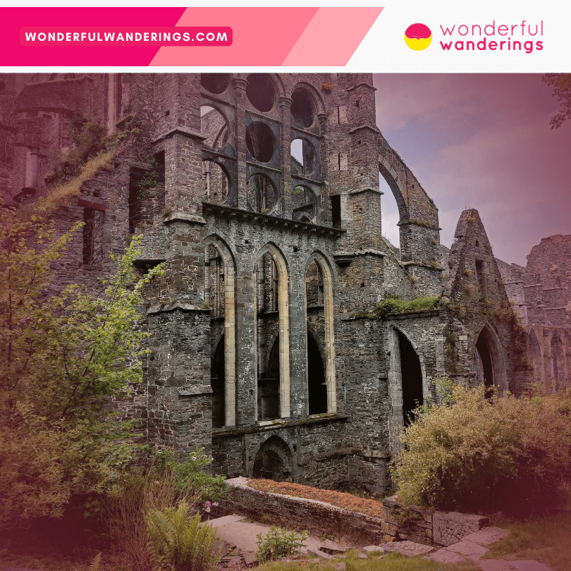 Villers Abbey ruins front