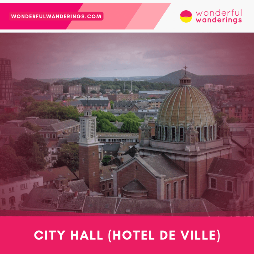City Hall (Hotel de Ville) in Charleroi
