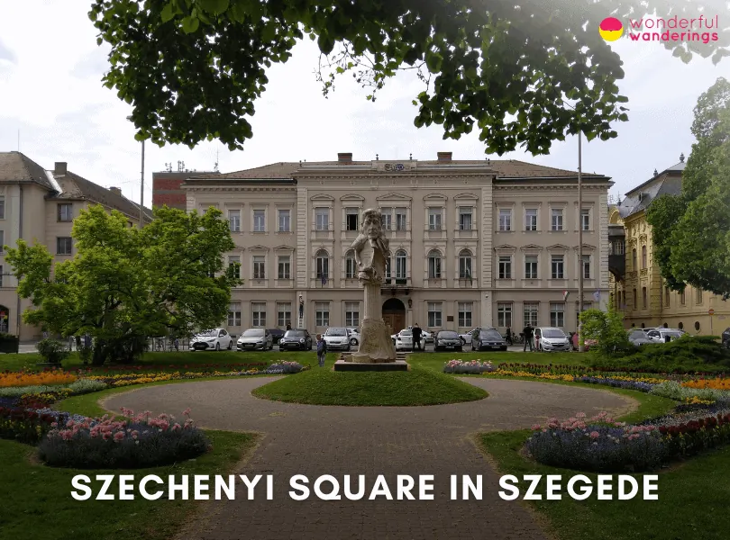 Szechenyi Square in Szegede