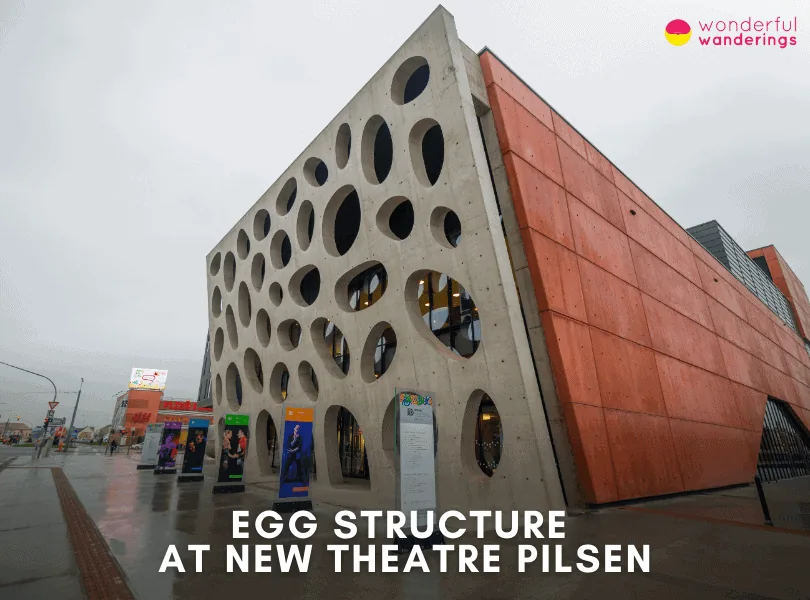 Egg Structure at New Theatre Pilsen