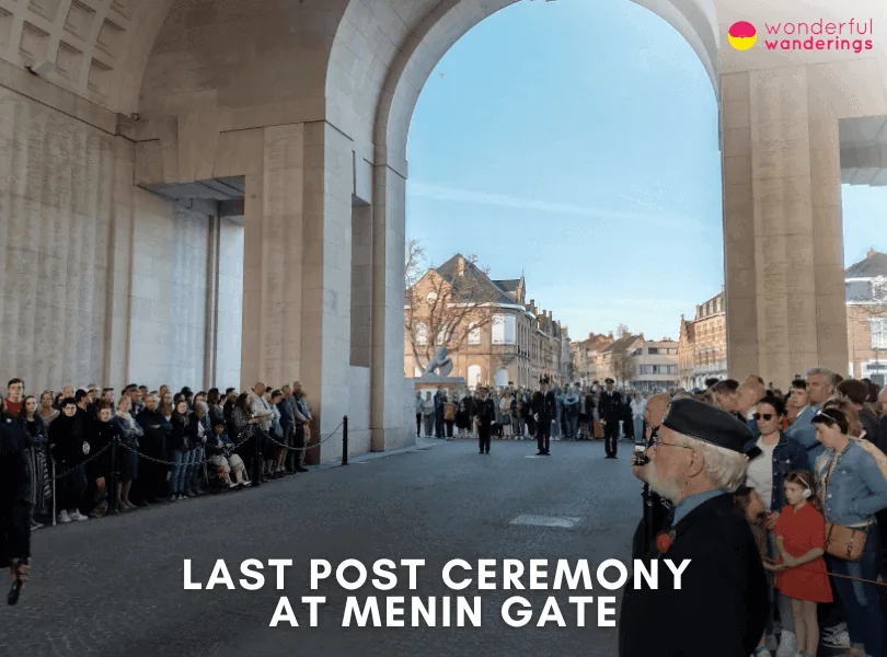Last Post Ceremony at Menin Gate