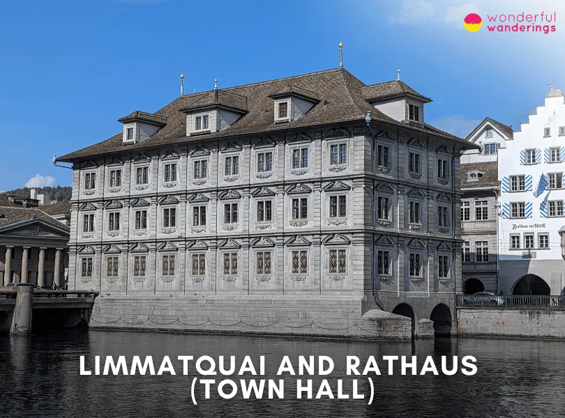 Limmatquai and Rathaus (Town Hall)