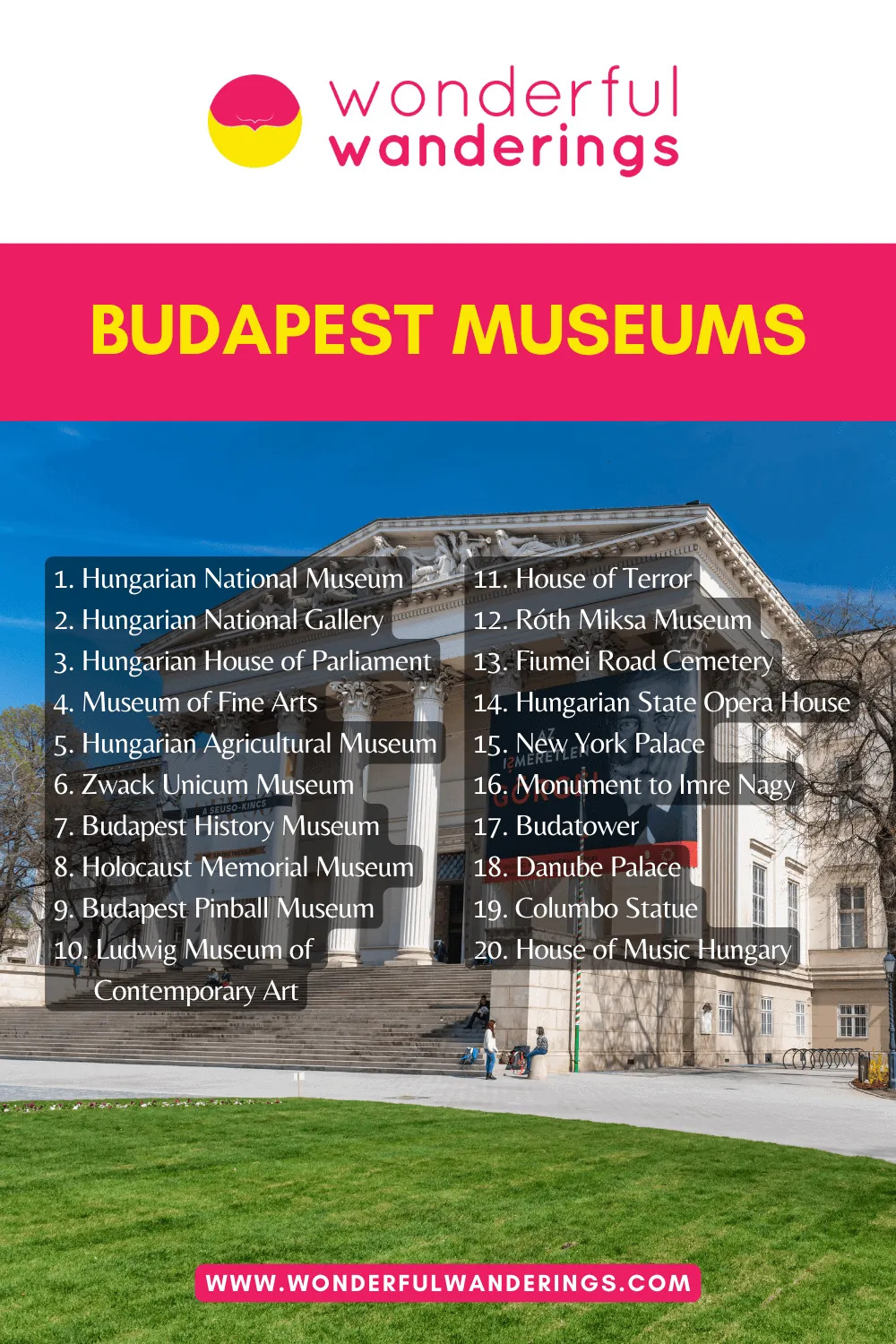 Budapest Museums Pin