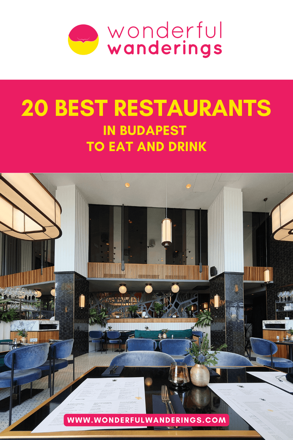 Budapest Restaurant Pinterest image