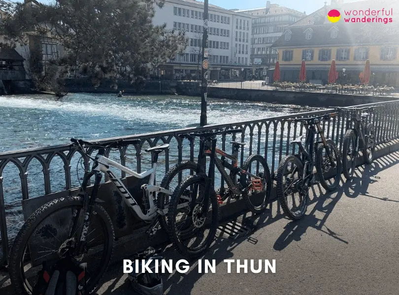Biking in Thun
