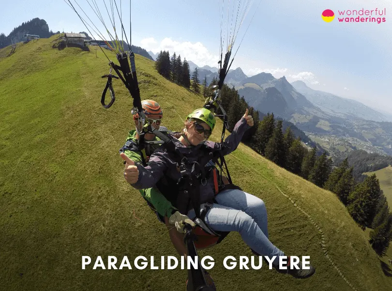 Paragliding Gruyere
