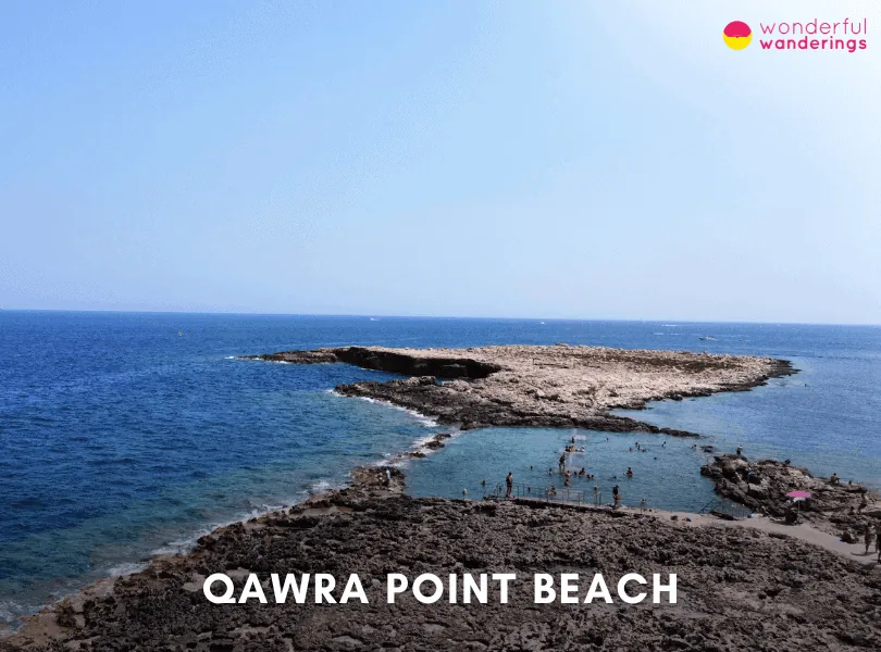 Qawra Point Beach