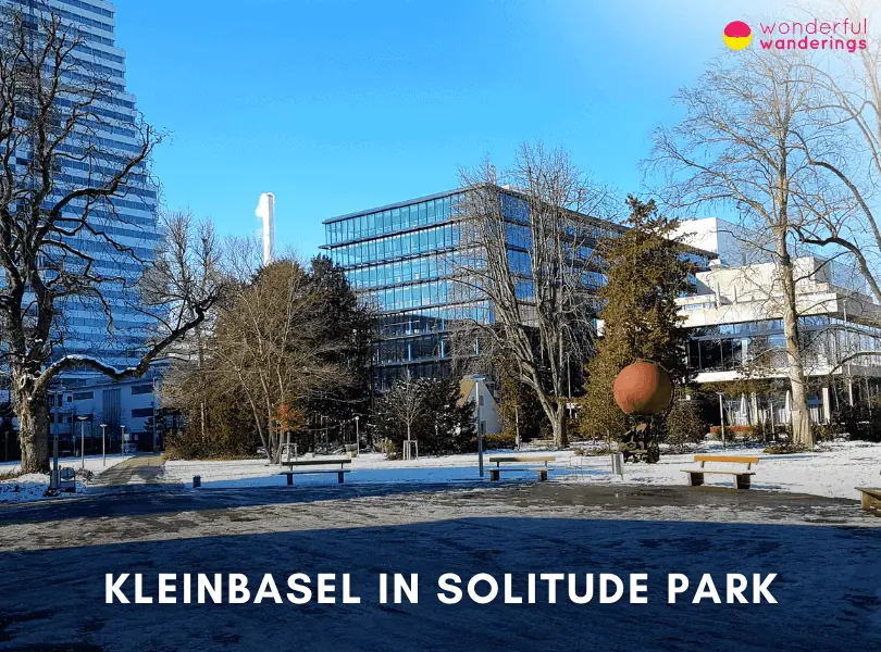 Kleinbasel (Right Bank of the Rhine) in Solitude Park