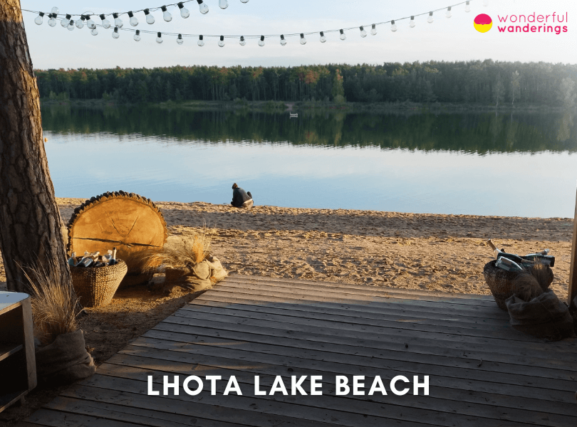 Lhota Lake Beach