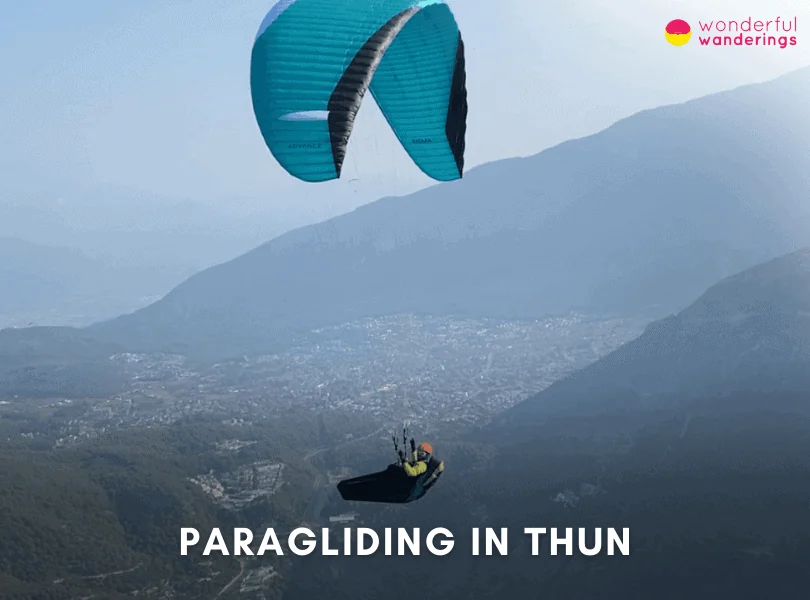Paragliding in Thun