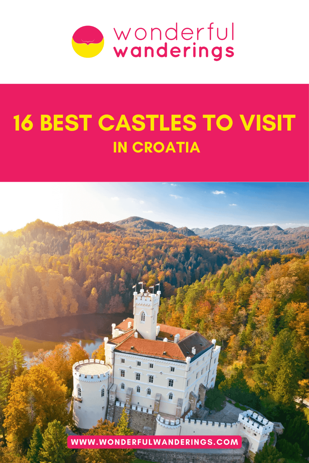 Croatia Best Castle Pinterest image
