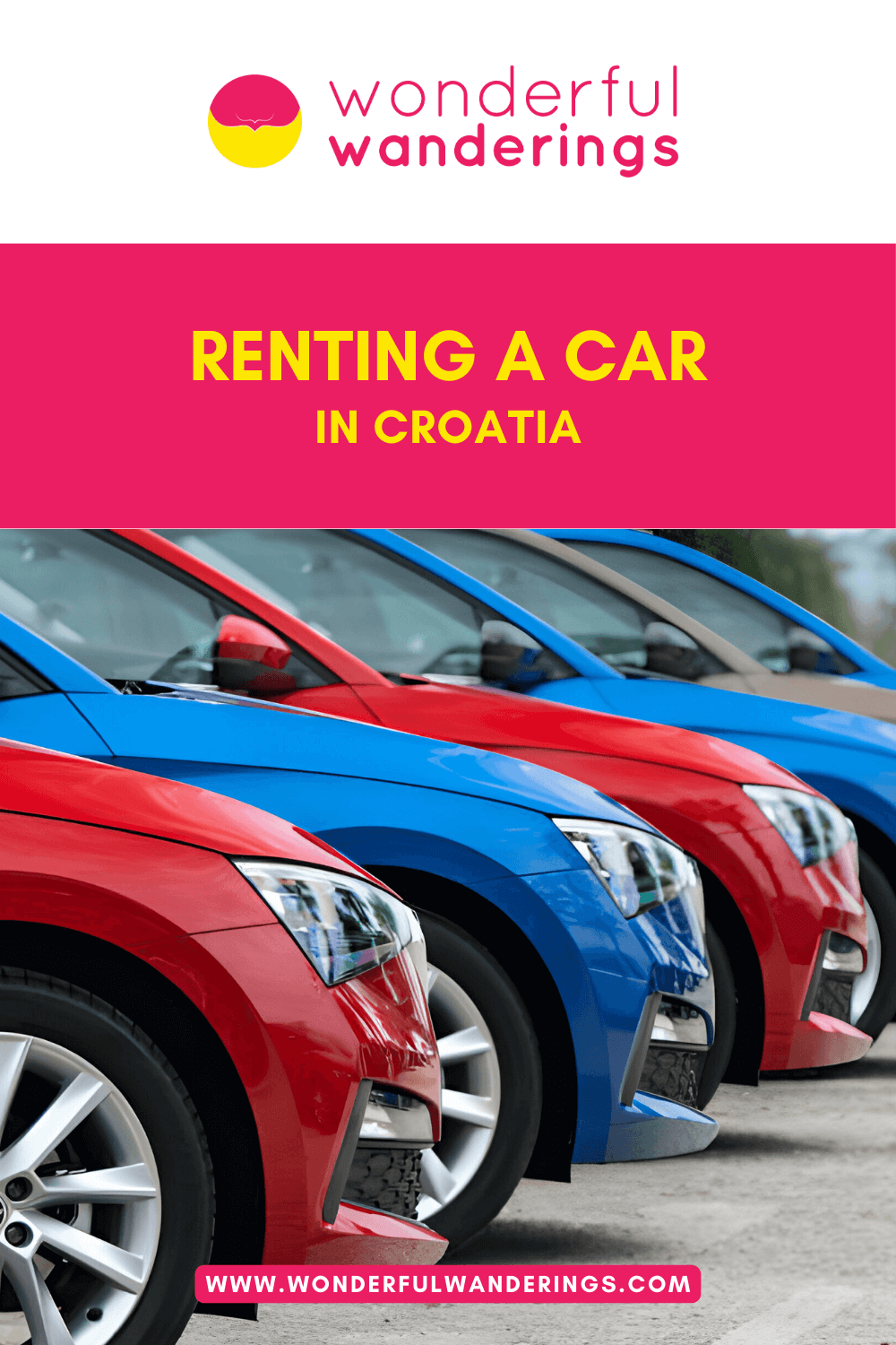 Croatia Car Rental Pinterest image