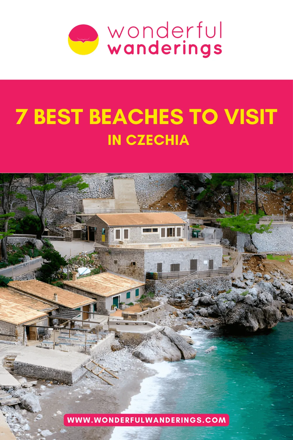 Czechia Best Beaches Pinterest image