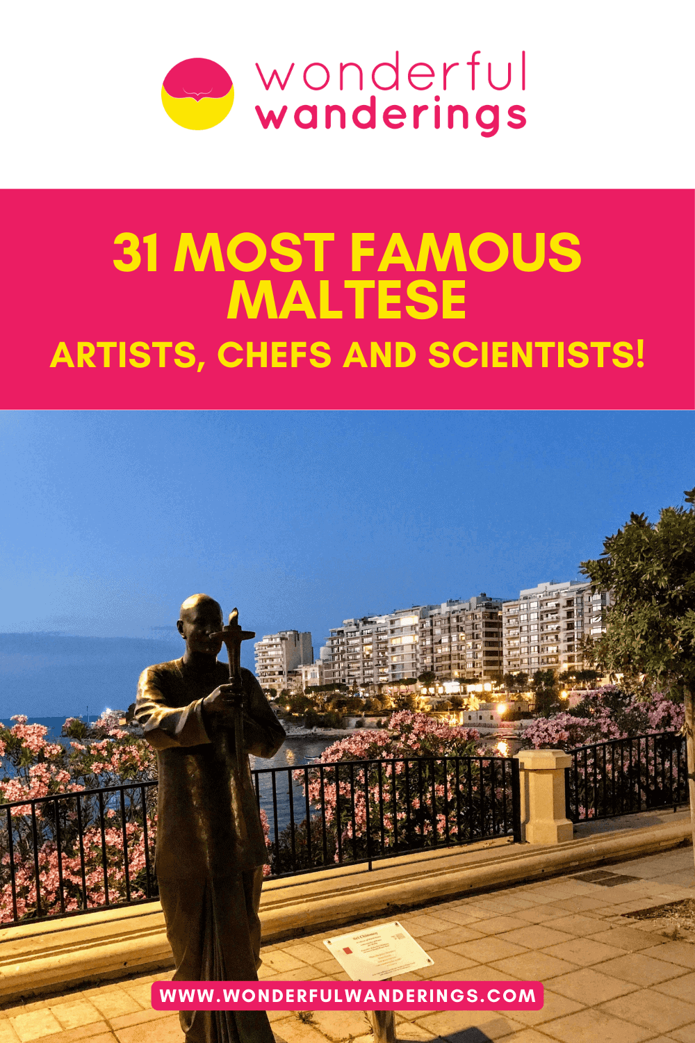 Famous Maltese Pinterest image